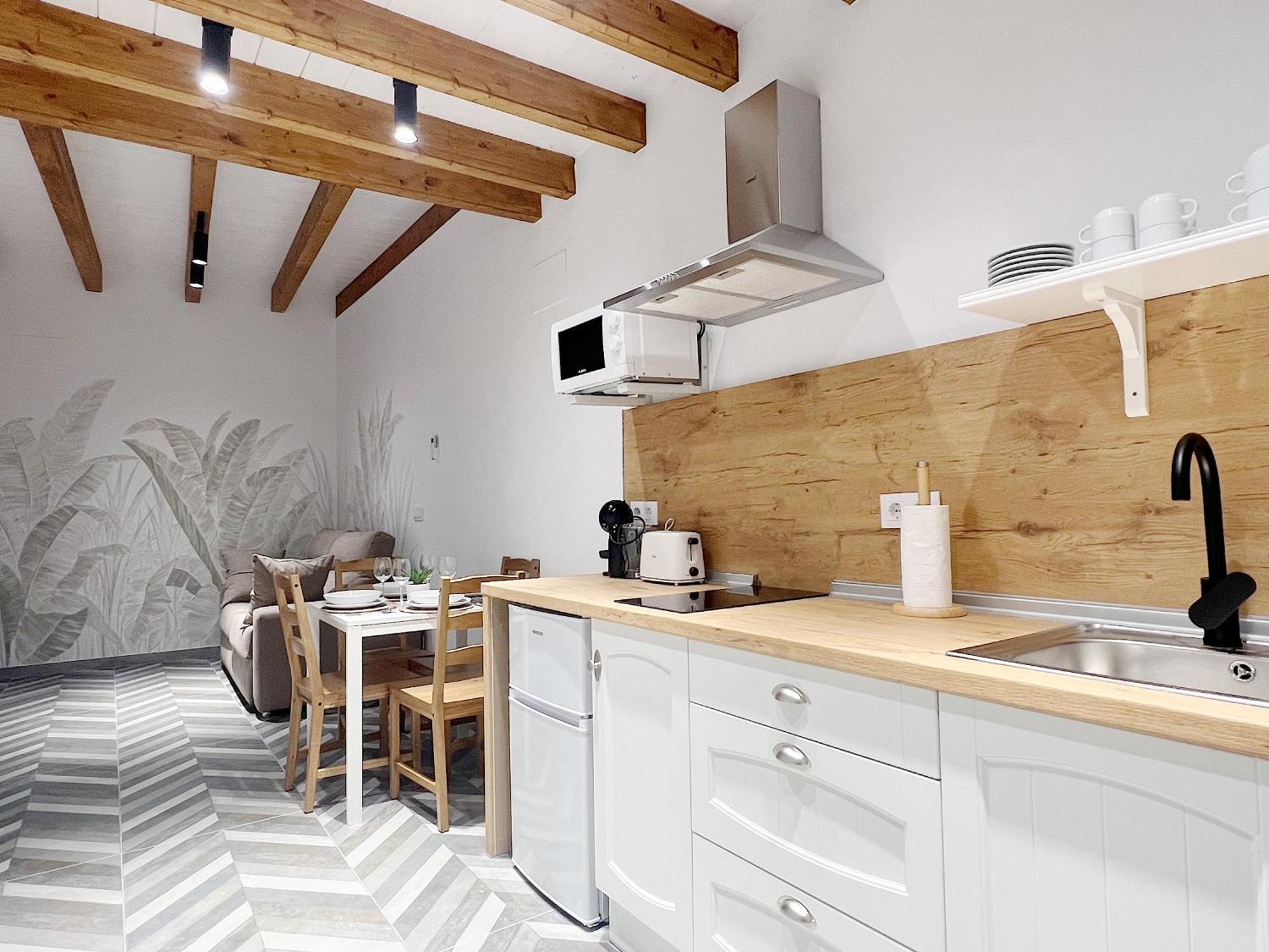 Encantador Apartamento Vigas De Madera Valencia Buitenkant foto