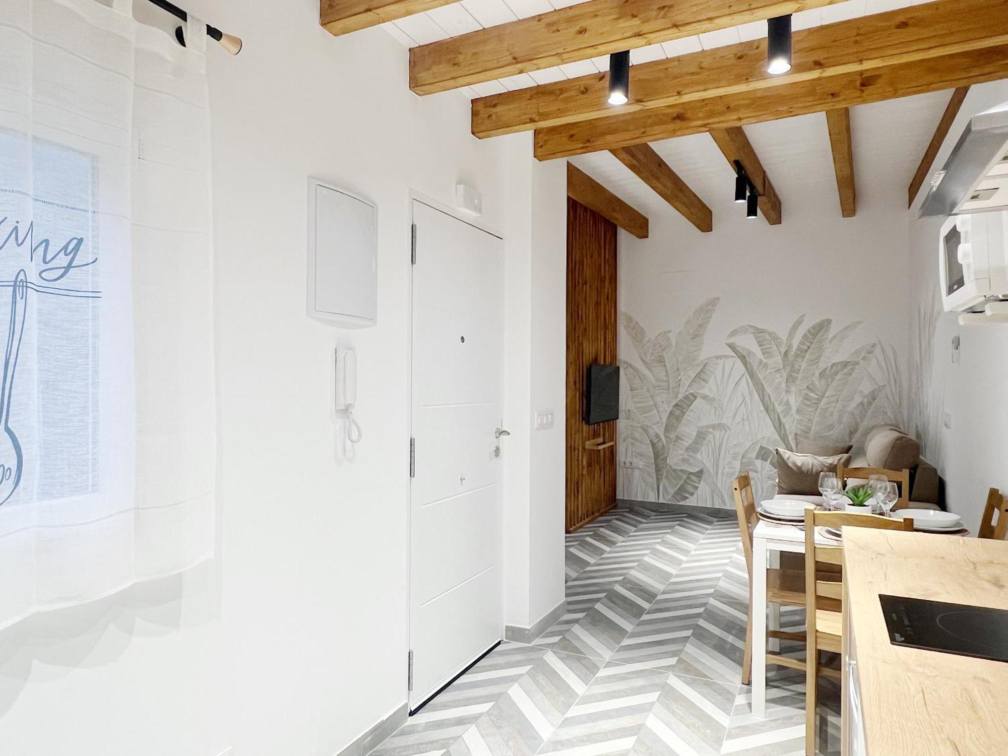 Encantador Apartamento Vigas De Madera Valencia Buitenkant foto