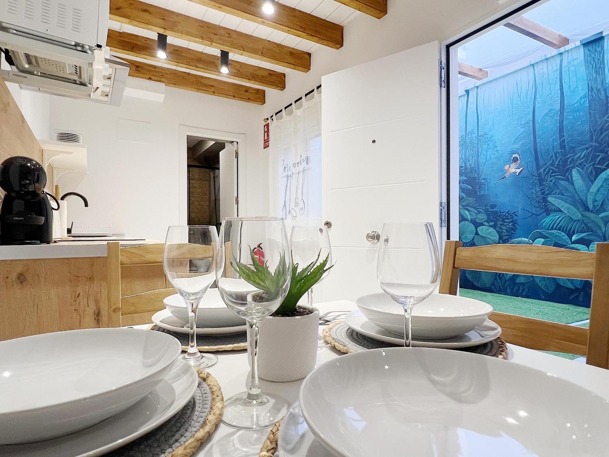 Encantador Apartamento Vigas De Madera Valencia Buitenkant foto